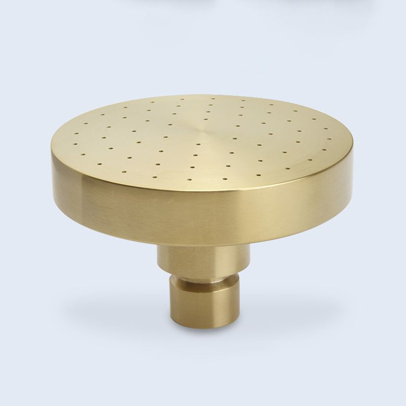 Stainless Steel Shower Combination Round Fixed Shower Head with Shower Arm