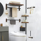 Traditional Bathroom Accessories As Individual Piece Or As Set in Black