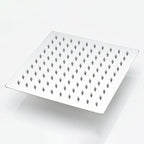 Stainless Steel Square Shower Head Standard Spray Pattern Wall Mounted Shower Head