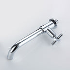 Wall-mounted faucet single lever mixer basin faucet for the bathroom