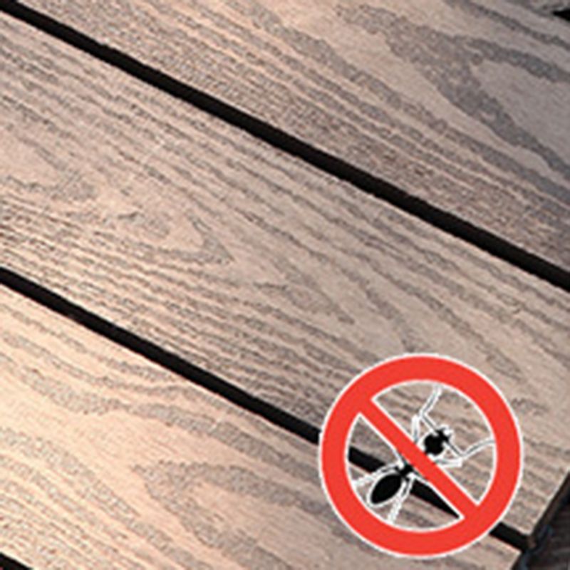 Rectangular constructed tiles water-resistant parquet flooring for balcony