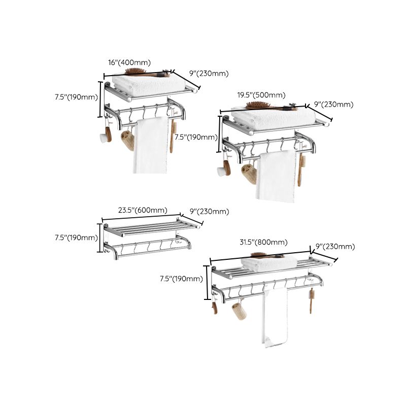 Modern Bathroom Accessory Set Stainless Steel Bathroom Shelf Bathroom Set