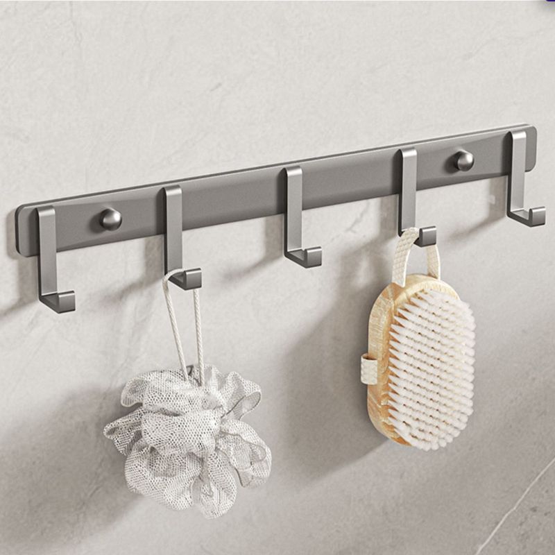 Modern Bathroom Accessories Set Gray Towel Bar Bathroom Shelf Bathroom Hardware