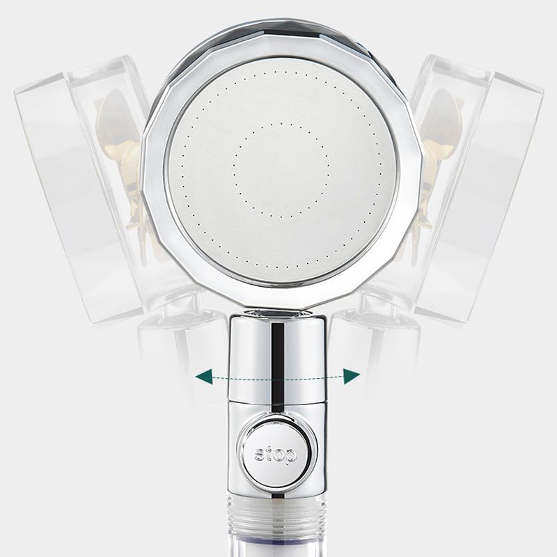 Modern Shower Head Handheld Shower Head Plastic Wall Mount Round Shower Head Combo