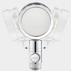 Modern Shower Head Handheld Shower Head Plastic Wall Mount Round Shower Head Combo