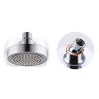Round Small Upper Shower Head Wall Mount Adjustable Shower Head