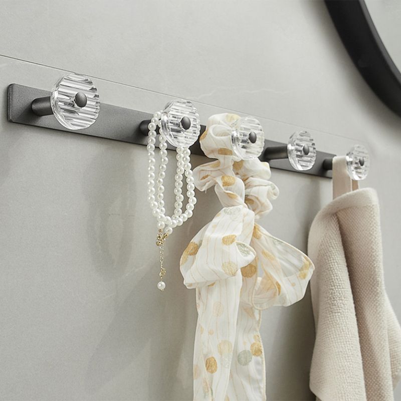 Modern Bathroom Set Gray Towel Rack Bathroom Shelf Bathroom Accessories Set