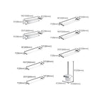 5-piece Bathroom Accessory Set Modern Polished Chrome Bathroom Set