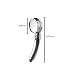 Modern Handheld Showerhead 3 Streams Metal Round Showerheads