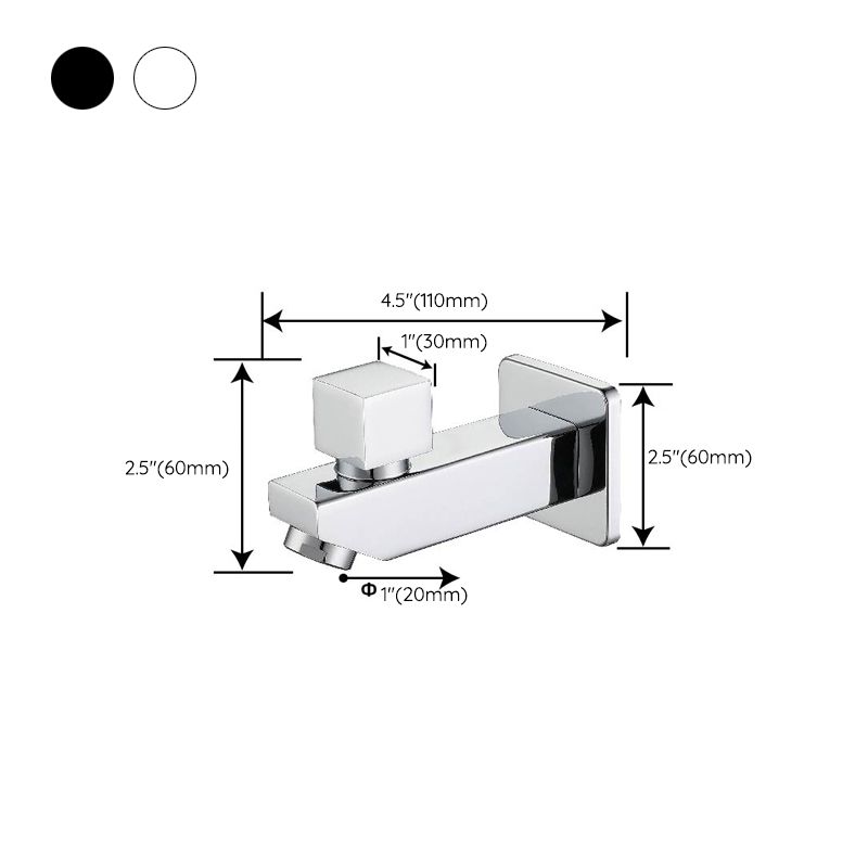 Widely used wall-mounted bathroom sink faucet cross handle low arch faucet