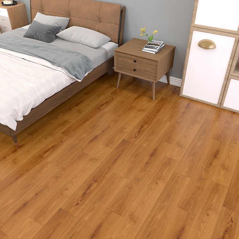 Scratch-resistant plastic floor Rectangular fabric look square edge floor