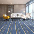 Dark Color Level Loop Carpet Tile Non-Slip Self-Adhesive Indoor Office Carpet Tiles
