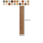 Peel and Stick PVC flooring Smooth Wood Look Vinyl flooring for living room