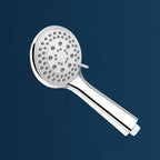 Basic handheld shower round standard shower heads in silver