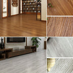 Rectangle PVC flooring Peel and Stick Smooth Woodlook Vinyl floor