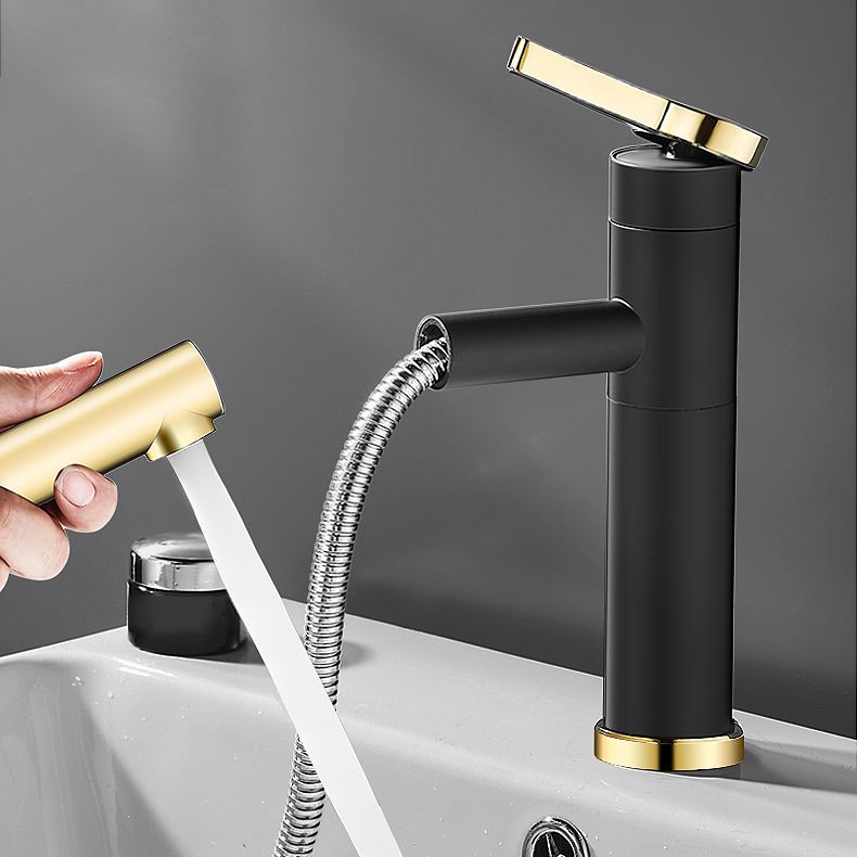 Lever handle faucet Glam Style with swivel spout for the bathroom