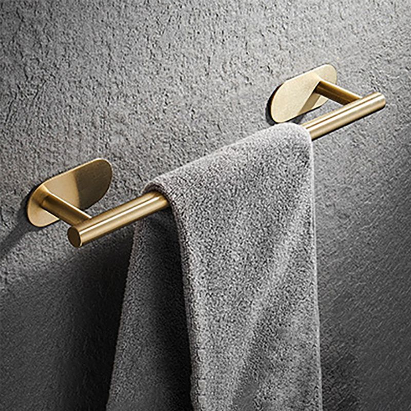 Modern Simple Metal Bathroom Accessories as Individual Piece or in Set in Gold