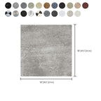 Square PVC flooring Peel & Stick stone design vinyl floor for the living room