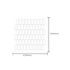 Peel and Stick Subway Tiles Waterproof Plastic Tile Rectangular Peel & Stick Tile for the Kitchen