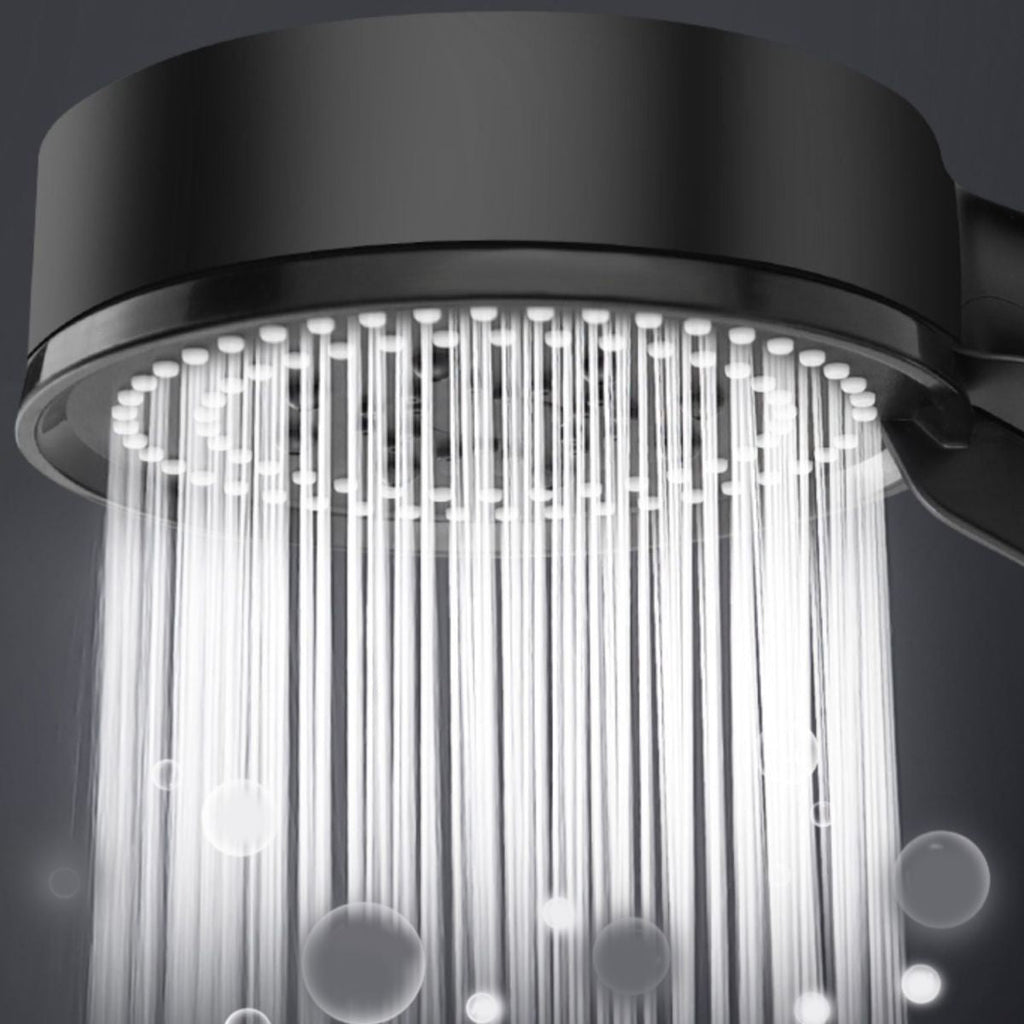 Round Hand Shower Adjustable Spray Pattern Wall Mounted Shower Head