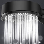 Round Hand Shower Adjustable Spray Pattern Wall Mounted Shower Head