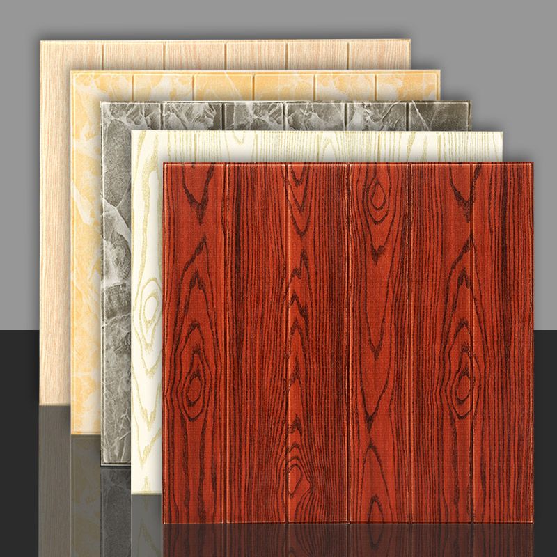 Smooth Splash Protection Panels Waterproof Peel and Stick Wall Covering