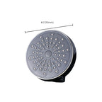 Round Fixed Shower Head Traditional Style Metal 5-Inch Fixed Shower Head