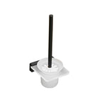 Metal and acrylic bathroom accessories as a single piece or in a set in black