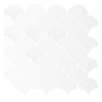 Polygon Metal Peel and Stick Back Wall Tile PVC Peel and Stick Tile for the Kitchen