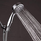 Handheld Shower Head with Hose 4-Sprays Wall Mounted Shower Head