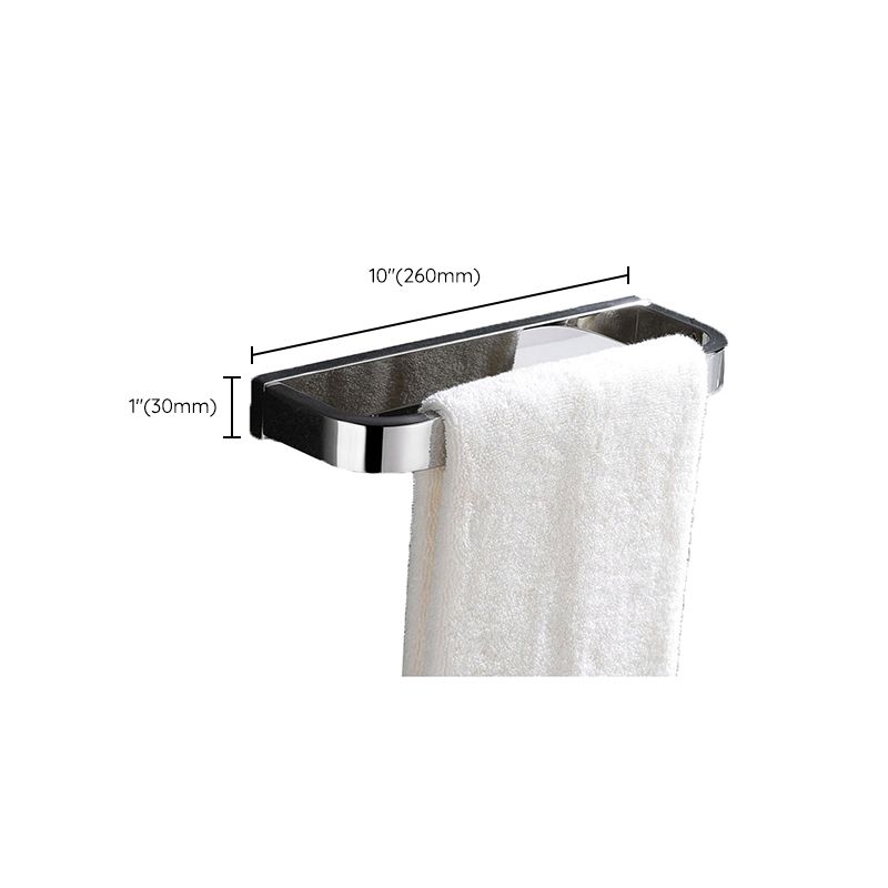 Polished Chrome Modern Bathroom Accessory Set made of Stainless Steel Towel Holder/Soap Dish