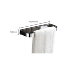 Polished Chrome Modern Bathroom Accessory Set made of Stainless Steel Towel Holder/Soap Dish
