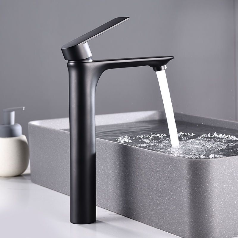 Glam Vessel Sink Faucet Brass Lever Handles with Water Hose Sink Fitting