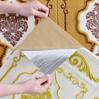 3D embossed wall panel Glam style waterproof wall panel for the living room