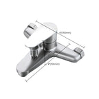 Contemporary Bathtub Filling Trim 304 Stainless Steel Wall Mounted Bathtub Faucet