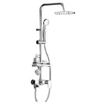 Wall-mounted shower system handle lever spot resist copper shower system