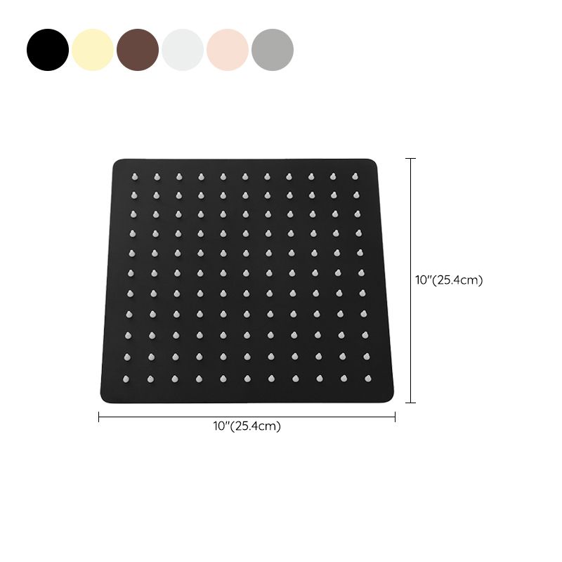 Stainless Steel Square Shower Head Standard Spray Pattern Wall Mounted Shower Head