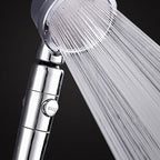 Contemporary Showerhead Combination Dual Showerhead Stainless Steel Wall-Mounted Showerhead
