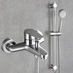 Contemporary Bathtub Filling Trim 304 Stainless Steel Wall Mounted Bathtub Faucet