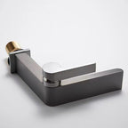 Modern vessel faucet brass lever waterfall spout sink faucet
