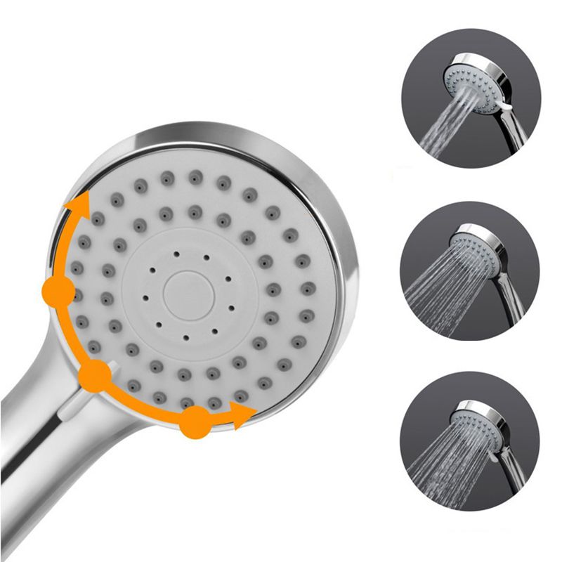Round Handheld Showerhead Modern Style Hand Shower for Home