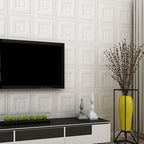Glam Style Foam Water-Resistant Wall Cladding Living Room 3D Embossing Wall Cladding