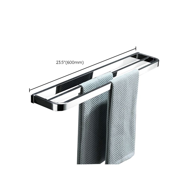 Polished Chrome Modern Bathroom Accessory Set made of Stainless Steel Towel Holder/Soap Dish
