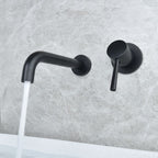 Wall-mounted Metallic Bathtub Faucet Low Arc Pipe Bathtub Tap