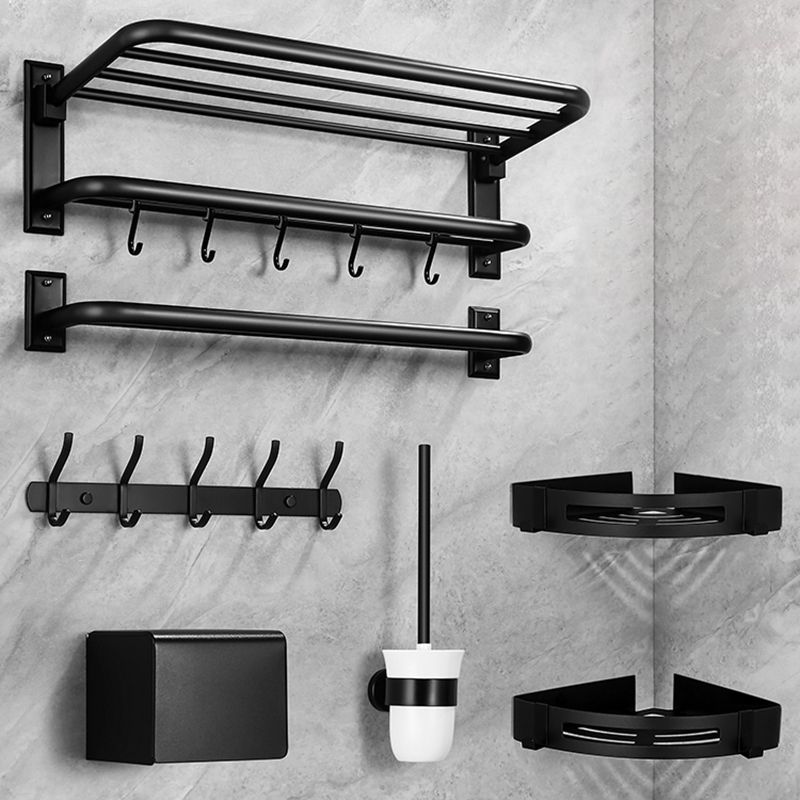 Matt Black Bathroom Accessory Set Modern Bathroom Accessory as Individual Piece or as Set