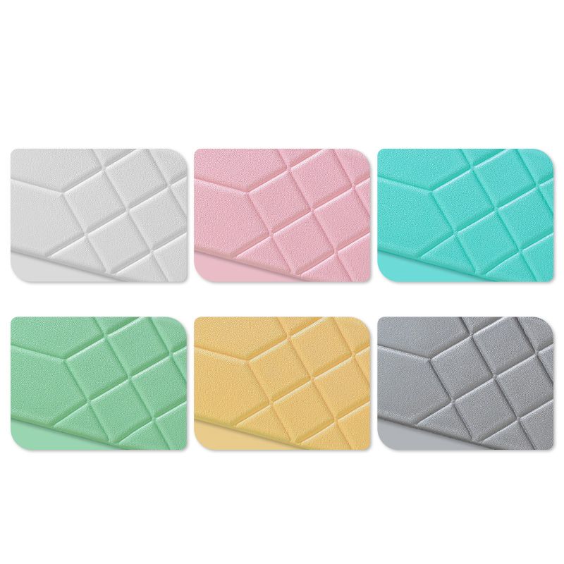 Modern PVC Cap Verflooring Smooth Wall Interior 3D Living Room Board Set of 2