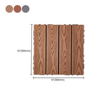 Rectangular constructed tiles Water resistant parquet flooring for balcony