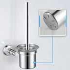 Modern Stainless Steel Bathroom Set Paper Holder Bathroom Shelf Bathroom Accessories