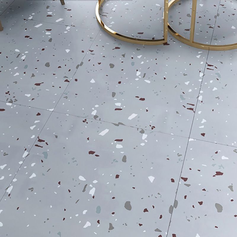 Modern Indoor Vinyl Flooring Marble Print Square PVC Vinyl Floor