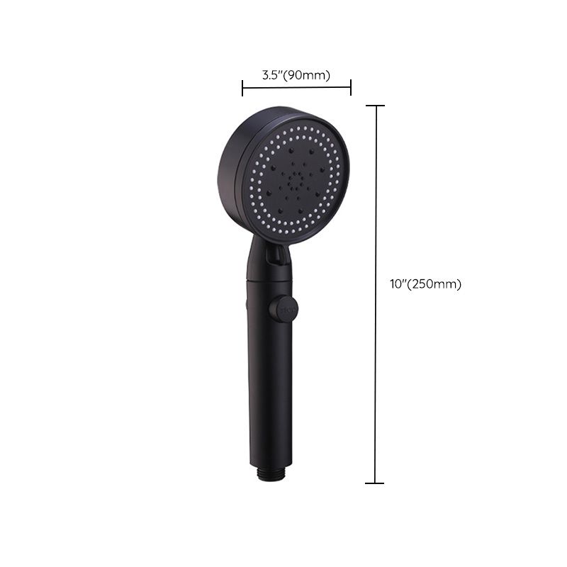 Plastic Shower Head Adjustable Spray Pattern Handheld Shower Head
